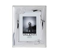 Valenti&Co - Cornice Portafoto in Argento cm 13x18. Ideale Come Regalo per Nozze d'Argento - 25 Anni di Matrimonio o per Il venticinquesimo di parenti o Mamma e papà.