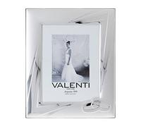 Valenti&Co - Cornice Portafoto in Argento cm 18x24. Ideale Come Regalo per Matrimonio o per la Mamma e papà.