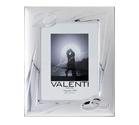 Valenti&Co - Cornice Portafoto in Argento cm 18x24. Ideale Come Regalo per Nozze d'Argento - 25 Anni di Matrimonio o per Il venticinquesimo di parenti o Mamma e papà.