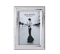 Valenti&Co - Cornice Portafoto in Argento Lucida Martellata cm 10x15. Ideale Come Regalo per Matrimonio, Compleanno di Amici, o per la Mamma e papà.