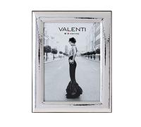 Valenti&Co - Cornice Portafoto in Argento Lucida Martellata cm 15x20. Ideale Come Regalo per Matrimonio, Compleanno di Amici, o per la Mamma e papà.