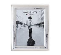Valenti&Co - Cornice Portafoto in Argento Lucida Martellata cm 20x25. Ideale Come Regalo per Matrimonio, Compleanno di Amici, o per la Mamma e papà.