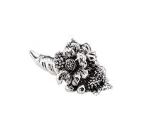 Valenti&Co Cornucopia in Resina Argentata cm 9