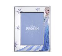 VALENTI & CO. Disney Baby - Elsa Frozen - Cornice Porta Foto da Tavolo in Argento, Idea Regalo per Bambina