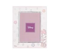 VALENTI & CO. - Disney Minnie - Cornice legno 13x18 cm - Portafoto da tavolo con dettagli in argento - Idea Regalo Nascita bimba o Regalo Battesimo - Cornice foto per cameretta bambina