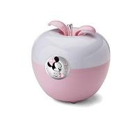 VALENTI & CO. - Disney Minnie - Luce Notturna Bambini con Lampada LED Colorata per Cromoterapia da Comodino, Comandi Magici con il Soffio e Finiture in Argento