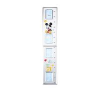 VALENTI & CO. - Disney Topolino - Celeste 1 - Metro da Parete per Bambini per Decorazioni Cameretta - Idea Regalo Battesimo o Compleanno - Argento - Portafoto - 76L x 13l cm
