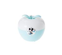 VALENTI & CO. - Disney Topolino - Luce Notturna Bambini con Lampada LED Colorata per Cromoterapia da Comodino, Comandi Magici con il Soffio e Finiture in Argento