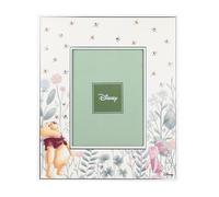 VALENTI & CO. - Disney Winnie The Pooh - Cornice legno 15x20 cm - Portafoto da tavolo con dettagli in argento - Idea Regalo Neonato o Regalo Battesimo - Cornice foto per cameretta bambino