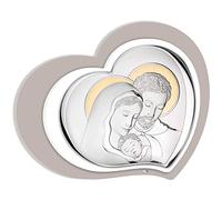 Valenti&Co Quadro Sacro - Sacra Famiglia Oro Retro Legno Bianco/Tortora 55.5X45cm cod: 81253 3L Oro