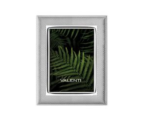 Valenti Cornice Portafoto in Argento Maglia Milano 9x13 cm