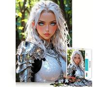 Valenti - Paladino della Città d'Argento Puzzle da 1000 pezzi per adulti Gioco di memoria per la mente Incastri precisi Senza spazi vuoti Attività rilassante per pause mentali (38x26cm)
