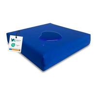 VALENTIA MEDICAL - Cuscino Antidecubito Impermeabile Memory Foam 42x42x8cm - Cuscino Antidecubito per Sedia a Rotelle, Cuscino per Sedia da Ufficio - Federa Rimovibile, Cuscino Coccige - Made in Spain