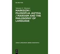 Valentin N Volo Marksizm i filosofija Jazyka / Marxism and th (Copertina rigida)