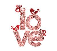 Valentina Ramos 60 x 80 cm Canvas Print Red Love