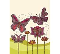 Valentina Ramos Farfalla Tela Stampa 60 x 80 cm