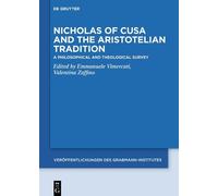 Valentina Zaffi Nicholas of Cusa and the Aristotelian Traditi (Copertina rigida)