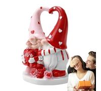 Valentine Day Gnomes, Resin Valentine Figurines, Valentine's Day Gnomes, Gnome Decorations Desk, Valentine Gnome Decorations, Valentine's Day Figurines, Holiday Gnome Figurines, Gnomes for Valentine