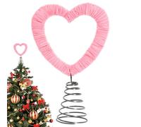 Valentine Day Tree Topper - Heart, Romantic Spring Ornament | Elegante Pezzo Di Decorazione Per Le Vacanze, Il Morbido Prodotto Artigianale Fatto A Mano Aggiunge Un Ambiente D'amore Alla Ce