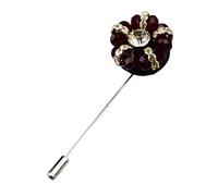 Valentine Gemma Spilla da Bavero Diamante Cristallo Bouquet di Fiori Decorato UK