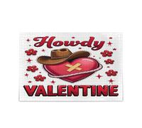 Valentine Howdy Cowboy Cuore Puzzle in Legno per Adulti Impossibile, Difficile, Sfidante, Famiglia Puzzle 500 pezzi