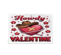 Valentine Howdy Cowboy Cuore Puzzle per adulti Impossibile Difficile Difficile Sfidante Puzzle 500 pezzi