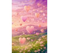 Valentine Landscape Notebook: A Cute Lined Journal for Love Notes, Dreams, and Romantic Thoughts