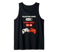 Valentine Mode off Game Mode On Gamer Humor Art Canotta