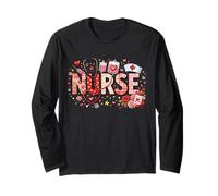 Valentine Nurse ER ICU NICU RN - Stetoscopio per Studenti di Medicina Maglia a Manica