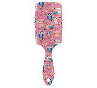 Valentine Owls Lovely Peach friendly spazzola per capelli per gli uomini Progettato massaggio cuoio capelluto per capelli bagnati con manico ergonomico cepillo para cabello de mujer