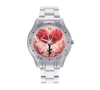 Valentine S Day Biciclette Cuore Albero Uomo Business Watch Moda In Acciaio Inox Orologi Da Polso Personalizzato Facile Leggere Orologi per Le Donne