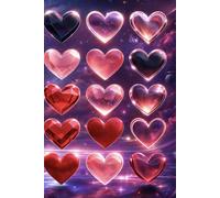 Valentine’s Day Notebook: Aesthetic Love Journal | Romantic Fantasy Heart Design | Writing, Notes & Memories: A Beautiful Gift for Couples, Partners, Friends & Anyone Who Loves Modern Valentine Art