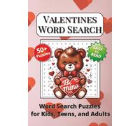 Valentine’s Day Word Search Puzzle Book: 50+ Easy to Read Love Themed Puzzles for Relaxation and Fun