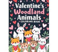 Valentine’s Woodland Animals Coloring Book