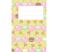 Valentines Cafe Composition | Valentines Day | No AI | Paperback | 100 pages | 6x9 inches | College Ruled |