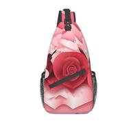 Valentine'S Day Background Print Donna Uomo Borsa A Tracolla Casual Sling Bag Multitasche Borsas A Spalla Per Sportiva Trekking Outdoor Treeking
