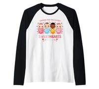 Valentines Day Caring for The Cutest Sweethearts Nicu Nurse Maglia con Maniche Raglan