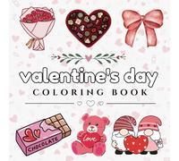 Valentine's Day Coloring Book for Adults: Bold and Easy Designs for Women, Girls, and Perfect Gift