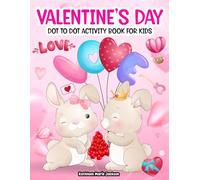 Valentine's Day Dot to Dot Activity Book for Kids