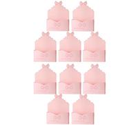 Valentine's Day Floral Envelope Box | 10 Pieces Heart Pattern Romantic Decor | Bouquet Envelope Box,for Kids Family Friends Wife Mother Sister Daughter Holiday Engagement Ceremonies Special