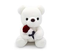 Valentine's Day Gifts Teddy Bear Plush Stuffed Animals, Teddy Bear Stuffed Animals and Roses Gifts for Her and Kids Stuffed Animals