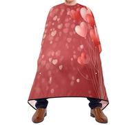 Valentines Day Hearts Unisex Mantella Parrucchiere Regolabile Mantello Da Barbiere Professionale Mantellina Parrucchiere Per Parrucchieri Uso Domestico Acconciatura 168X140Cm