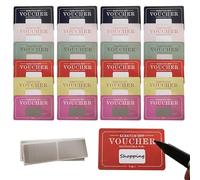Valentine's Day Love Coupons, 24X Romantic Game Cards, Couple Erasable Love Note Vouchers, for Anniversaries, Birthdays, Surprises, Date Nights, Weddings, Home, Travel