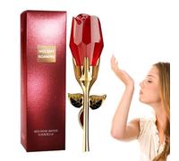 Valentine's day - Profumo da donna a forma di rosa, a lunga durata di feromone, forte fiducia in se stessi, un profumo che attira gli uomini e rilascia il tuo fascino della tentazione (rosso A)