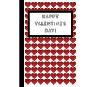Valentine's Day: Repeating hearts notebook