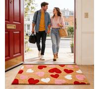 Valentines Day Rug - 50x80cm Non-Slip Decor Doormat,Non-Deformable Outdoor Valentines Rug | Charming Holiday Entrance For Kitchen Home Indoor Holiday Wedding Party Entryways Porch