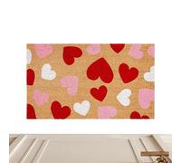 Valentines Day Rug - Diatomaceous Earth, 15,7 x 23,6 pollici, Doormat Non-Slip Heart Pattern | Soft Absorbent Entryway Mat, Welcome Rug For Kitchen, Home, Indoor, Holiday, Wedding, Party, Porch