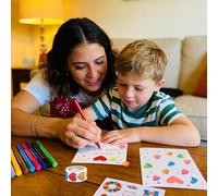 Valentines Day Stickers - Heart Shape Labels | Decorative Decals, 500 Piece Romantic Celebration Sticker Pack, Wedding Birthday Party Classroom Craft Accessory Collection with Home Workplace Party