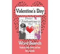 Valentine's Day Word Puzzle Search Book: Word Searches with Easy to Read Print About Valentine's Day, History, Culture and More | 6x9 inches, 110 ... Gifts for Vacations, Holidays, and Free Times
