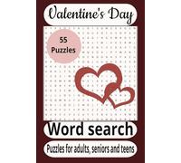 Valentine's Day Word Search Puzzle Book: Word Search Puzzle Book Easy Read Print about Valentine's Day, Love, Romance and More | 6x9 inches, 110 pages ... Gift, Holidays, Free Time, and Fun !!!!